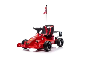 Voiture de course électrique pour enfants, style Formule 1, <span class=keywords><strong>batterie</strong></span> 12V, avec spoiler aérodynamique et pare-chocs de protection pour garçons et filles - Product Image 1