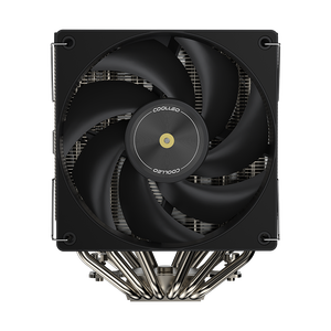 Enfriador de CPU COOLLEO P60T Serie DIG de Doble Torre con Seis Tubos de Calor, Enfriador de Aire para Computadora, Compatible con LGA 115X/1200/1700/1851 AM4/5 Digital - Product Image 2