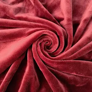 Großhandel 94 Polyester/ 6 Spandex Stretch Super Soft Velvet Stoff für Spielzeug