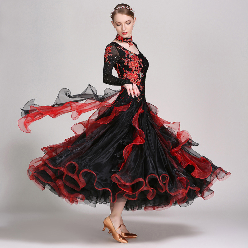 Waltz Tango Dress Long Sleeve Competition Performance Dance Dress| Alibaba.com Waltz Tango Dress Long Sleeve Competition Performance Dance Dress| Alibaba.com