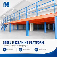 Système de plancher en mezzanine, plateforme en acier, rayonnage industriel pour entrepôt, rayonnage à palettes, fabrication sur mesure OEM, directement de l'usine, stockage de bureau