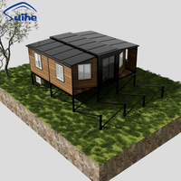 Maison conteneur préfabriquée à ossature acier modulaire, à base de vis de terre haute résistance, écoénergétique, pour usage agricole
