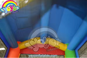 Casa de Brinco Inflable Arcoíris de 14 pies, Diseño Multicolor, PVC de Grado Comercial, Centro de Juegos para Niños, Equipo para Fiestas - Product Image 4