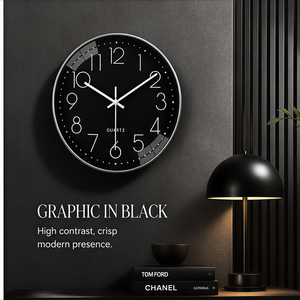 Horloge murale ronde en acrylique de 12 pouces, designs minimalistes colorés pour la <span class=keywords><strong>cuisine</strong></span>, le bureau, l'hôtel, la décoration de chambre moderne, collections - Product Image 3