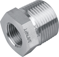 Adaptador de Tubería Forjado de Precisión, 316SS, Latón, Rosca NPT BSPT ISO, Intercambiable con Swagelok Parker Fitok, Anti-desgaste, Alta Presión