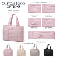 Bolsa Multifuncional Personalizada para Portátil, Elegante Bolso de Mano Acolchado para Oficina, para Viajes Diarios, Negocios y Regalos