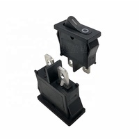 10A250V/16A125V 21*7.5mm 2Pin interrupteur à bascule interrupteur carré PA66 matériau interrupteur à bascule certifié UL