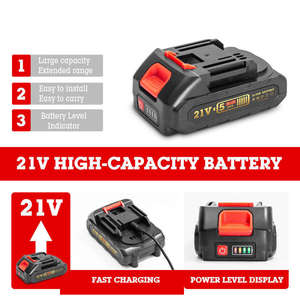 Minimotosierra de 4 y 6 Pulgadas con Baterí<span class=keywords><strong>a</strong></span>, Barra Guí<span class=keywords><strong>a</strong></span> de Acero, Motor sin Escobillas de 900W, para Jardinerí<span class=keywords><strong>a</strong></span> y Tala - Product Image 6