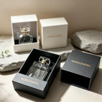 Boîte tiroir de luxe portable et écologique en EVA réutilisable pour emballage de parfum, coffret cadeau beauté haut de gamme personnalisable avec estampage à chaud