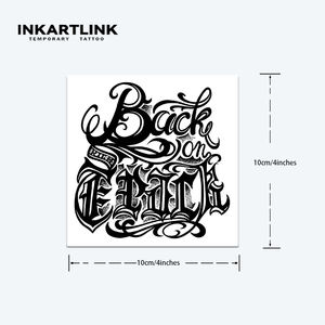 สติกเกอร์สักลาย INKARTLINK ลายตัว<span class=keywords><strong>อักษร</strong></span>โกธิคแบบสมุนไพร ติดทนนาน 15 วัน ลายศิลปะบนร่างกายแบบกึ่งถาวร สำหรับ<span class=keywords><strong>แขน</strong></span>และข้อศอก ขายส่ง - Product Image 4