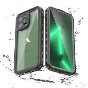 Shellbox Capa de celular profissional à prova d'água para iPhone14promax, novo criativo PC + TPU com certificação IP68 100% teste aprovado