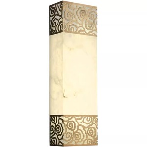 โคมไฟติดผนังหินอ่อนสไตล์จีน แหล่งกำเนิดแสง LED ฐานหลอดไฟ E27 พร้อมสวิตช์ควบคุม สำหรับห้องนั่งเล่น ห้องนอน ไฟตกแต่งผนัง - Product Image 5