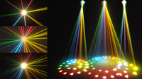 Nouvelle Lampe Laser Sharpy Pleine Couleur 120W IP66 Étanche pour Extérieur, Idéale pour les Projets de Toiture et d'Éclairage Architectural
