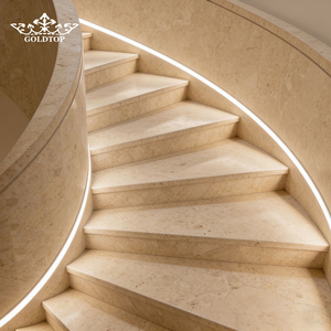 Losas de Mármol Beige Goldtop Alma para Pisos, Revestimientos de Paredes, Encimeras, Escaleras - Piedra Natural para Interiores de Hoteles y Villas - Product Image 2