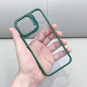 เคสโทรศัพท์มือถือสำหรับ iPhone16 15 14 13ขาตั้งกล้อง PC แบบใส - Product Image 2