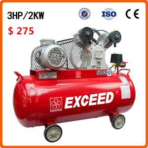 เครื่องอัดอากาศแบบลูกสูบ 2.2 กิโลวัตต์/3 แรงม้า ทนทาน 8 บาร์ สำหรับงานก่อสร้าง โรงงานผลิต โรงรถ และอุตสาหกรรม - Product Image 5