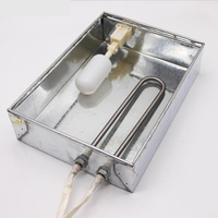 Réservoir d'eau avec tube d'humidification et vanne à flotteur pour fermes et incubateurs