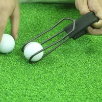 Support de balle pour sac de golf en alliage d'aluminium et caoutchouc, portable, suspendu, distributeur de balles, clips pour balles de golf, accessoires de parcours de golf