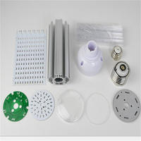 Vente en gros de lumière LED LED de maïs extérieur CCT puissance réglable 60W-150W 150lm/w avec base E26/E27 pour entrepôts, garage