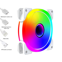 Nouveau ventilateur de PC de jeu CPU refroidisseur boîtier d'ordinateur ventilateur ARGB ventilateurs RVB 120mm pour boîtier ATX