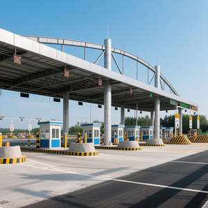 Bâtiment de péage de contrôle d'accès de station de péage d'autoroute de structure métallique de conception moderne durable pour la gestion de péage d'autoroute - Product Image 2