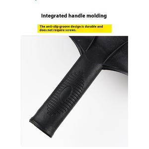 Máscara de soldadura de prevención de salpicaduras de mano resistente a impactos de alta calidad Máscara de soldadura de plástico negro - Product Image 5