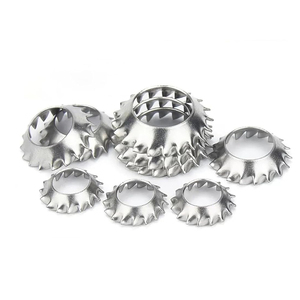 304 Stainless Steel Conical Serrated Lock <b>Washer</b>/External Tooth V Type Saw-Shaped Locking M3 M4 M5 <b>M6</b> - Product Image 4