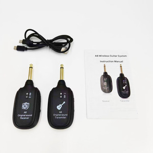 Sistema de Transmisor y Receptor de Audio Inalámbrico A8 para Guitarra Eléctrica, Bajo, Violín y Guitarra Acústica, Set de Transmisión Inalámbrica Portátil - Product Image 6