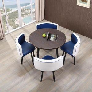 Juego de sillas de mesa de comedor minimalista para oficina, tienda de té de la leche, para apartamento pequeño, Reunión, recepción, mesa de ocio, sillas - Product Image 6