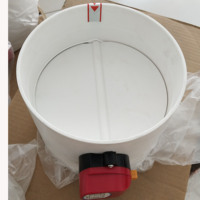 Amortisseur d'air de conduit électrique 5 v, en plastique/PP/PVC, moteur de 160mm, AC 220v 110v cc 24v 12v