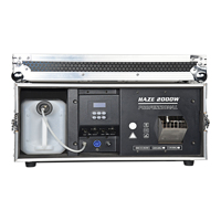 Machine à brouillard aqueux MOKE 2000W avec télécommande DMX LCD et flight case pour scène