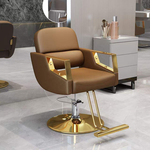 Mobilier de salon noir et or, design moderne, équipement de salon de coiffure, ensemble de mobilier de salon - Product Image 4