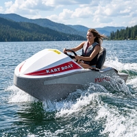 Bateau à moteur électrique 72V EPP, mini jet-boat à batterie, monoplace, jet-boat de dérive, résistant aux chocs, bateau de sport nautique
