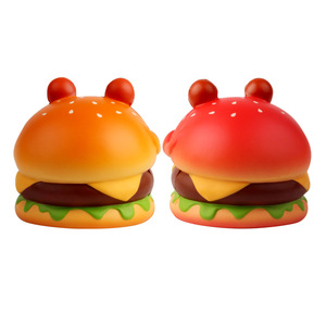Juguetes antiestrés con forma de hamburguesa, material TPE para niños de 2 a 4 años, diseño unisex, regalo de decoración para el hogar - Product Image 1