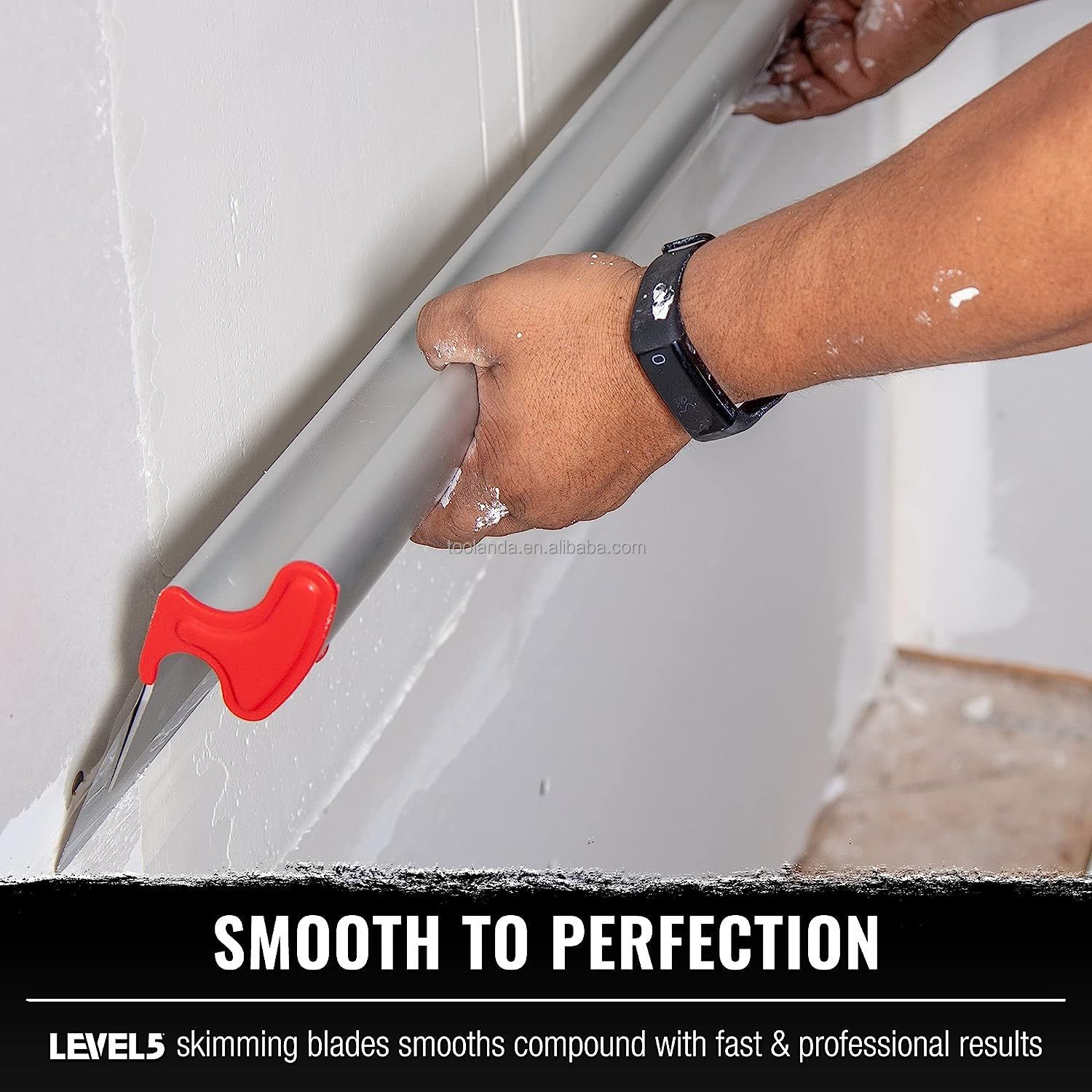 LEVEL5 16" Drywall Skimming Blade - Stainless Steel Blade | Drywall Tools 4-916 815966022443
