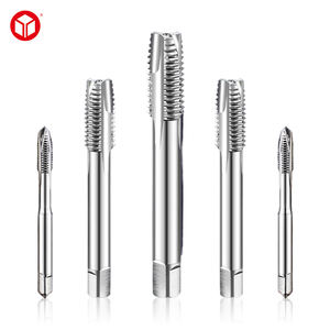 Tarauds pour machines en acier rapide avec revêtement en étain, pour un filetage efficace, pointe <span class=keywords><strong>de</strong></span> taraudage unifiée - Product Image 1