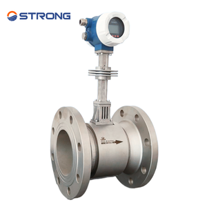 Ultra Hassas Kolay Kurulum DN50 Vorteks Debimetre Flanşı Hava Gaz Azot Yağ Su Ölçümü için OEM Paslanmaz Çelik - Product Image 1