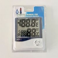 Monitor Suhu dan Kelembapan Ruangan Digital Harga Terjangkau untuk Dalam dan Luar Ruangan, Termometer Bayi