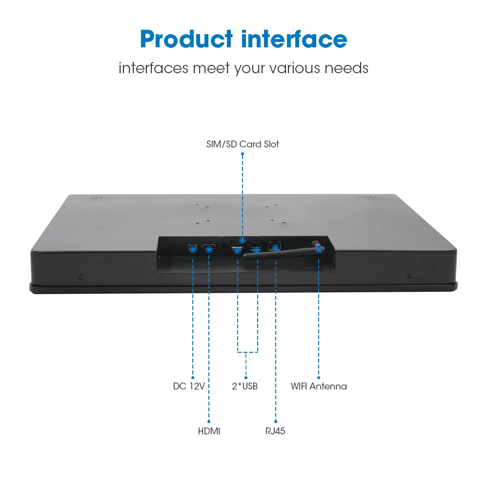 15 дюймов Android NFC панель ПК с блоком питания POE емкостный сенсорный экран IP65 водонепроницаемая панель ПК