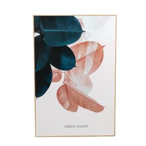 Le migliori vendite dipinte a mano design moderno pianta verde foglie wall art frame pittura pittura astratta - Product Image 1