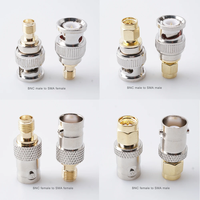 Adaptateur coaxial SMA RF SMA mâle femelle vers F Type N Q9 BNC UHF PL259 SO239 connecteur TNC convertisseur de câble coaxial en cuivre pur