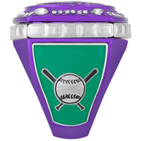 Bagues de championnat USSSA pour jeunes, vente en gros XILAI. Le championnat et les finalistes de la Ligue des champions de baseball et de softball sont adaptés aux événements de baseball et de softball.