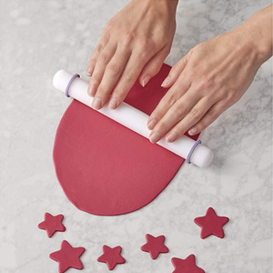 <span class=keywords><strong>Rouleau</strong></span> <span class=keywords><strong>à</strong></span> <span class=keywords><strong>pâtisserie</strong></span> en fondant avec anneaux de guidage réglables, outils de décoration de cuisine pour biscuits, <span class=keywords><strong>pâtisserie</strong></span>, pizza, argile - Product Image 5