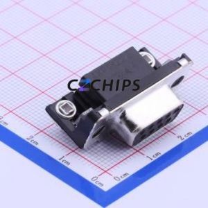 5747844-4 D-Sub/VGA Connector Bent Lead Through Hole Connector Female 9P Right Angle Insert 2 - Product Image 1