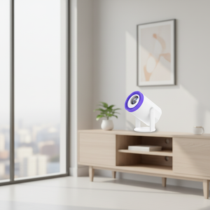 TURN1 200 Lumens <b>4K</b> Supported Android 14 BT5.2 LED Short Throw Portable Home Theater <b>Projector</b> Built-in Speaker Wifi 1GB RAM 8GB - Product Image 1