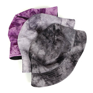 Chapeau Bob Réversible Personnalisé Tie-Dye en Mélange de Coton, Double Face, à Large Bord, pour l'Extérieur, Protection Solaire, Style Pêcheur - Product Image 4