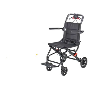 Silla de ruedas plegable y ajustable con apariencia exquisita y material real para hospital - Product Image 3