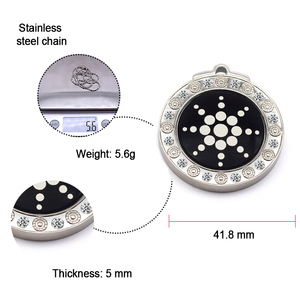 Tecnologia giapponese 2025 ioni negativi a punto zero positivo pietra lavica lontano infrarosso scalare germanio Bio ciondolo di energia quantistica - Product Image 5