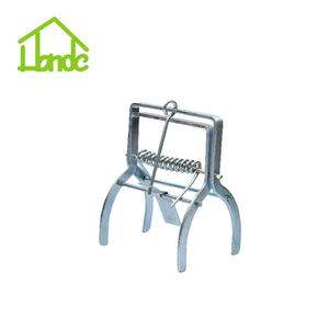 Piège à taupe galvanisé à <span class=keywords><strong>pince</strong></span> avec poignée Piège à taupe réutilisable facile à installer pour pelouse et cour - Product Image 2