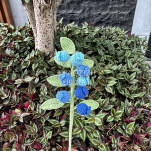 Flores <span class=keywords><strong>de</strong></span> Arándano Preservadas, Flores Realistas en Maceta <span class=keywords><strong>de</strong></span> Algodón, <span class=keywords><strong>Plantas</strong></span> en Maceta Hechas a Mano, Modernas y Acogedoras, Decoración Navideña - Product Image 4